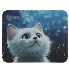 Коврик для мыши Cactus White Cat 220x180x2мм (CS-MPC-P06XS)