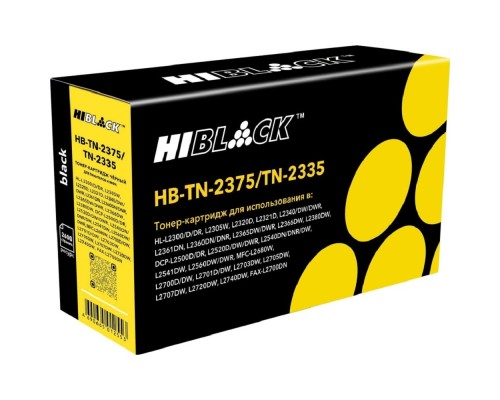 [Расходные материалы] Тонер-картридж Hi-Black (HB-TN-2375/TN-2335-MPS) для Brother HL-L2300/2305/2320/2340/2360, 10K