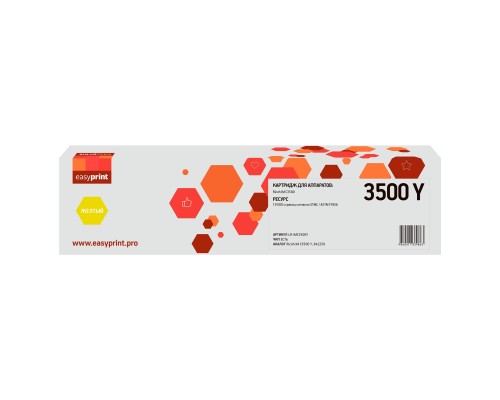 [Расходные материалы] Тонер-картридж EasyPrint LR-IMC3500Y для Ricoh IM C3500 (19000стр.) желтый, с чипом, 842256