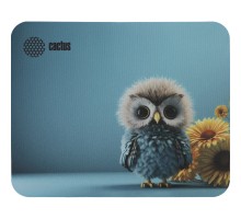 Коврик для мыши Cactus Owl blue 220x180x2мм (CS-MPC-P07XS)