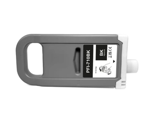 [Расходные материалы] Струйный картридж NVP PFI-710BK (NV-2354C001) Black для Canon ImagePrograf TX-2000/3000/4000 (700 мл) совместимый