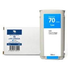 Струйный картридж NVP 70 (NV-C9452A) Cyan для HP DesignJet Z2100/Z3100/Z3200/Z5200/Z5400 (130 мл) совместимый 