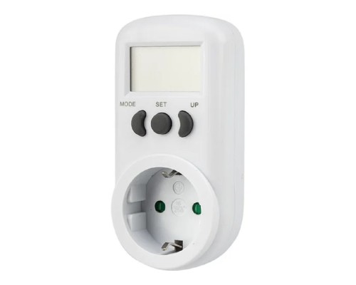 [удлинители] PROconnect (10-6103) Ваттметр PC-7 вертикальный 1-тарифный 16А