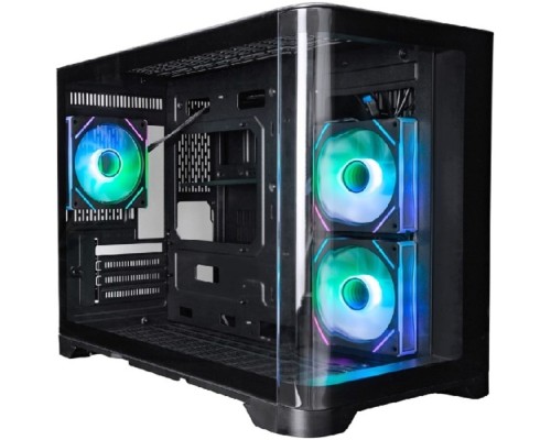[Корпус] 1STPLAYER UVIEW UV6 ARGB Black / mATX / 3x120mm ARGB fans / UV6-BK-2FC7R-1FC7