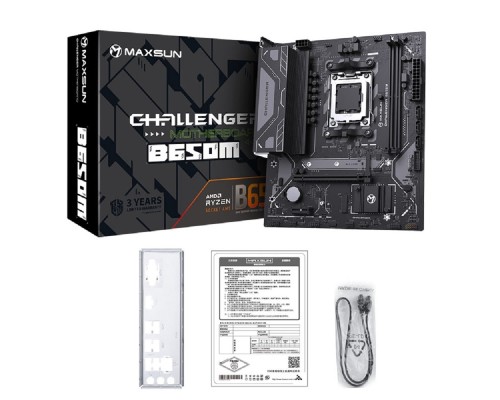 [Материнская плата] MAXSUN MS-Challenger B650M V2 (Socket AM5, mATX, 2*DDR5, HDMI/DP, 4*SATA3, 1*M.2, 1*PCIEx16/1*PCIEx1, 2*USB2.0, 4*USB 3.2 Gen1, LAN 1*1G, RTL)