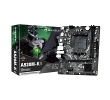 MAXSUN MS-Challenger A520M-K WIFI (Socket AM4, mATX, 4*DDR4(64Gb), DP/HDMI,  3*SATA3, 1*M.2, 1*PCIEx16/1*PCIEx1, 4*USB2.0, 2*USB 3.0, LAN 1*1G, Bluetooth,  Wi-Fi 802.11ac, RTL)