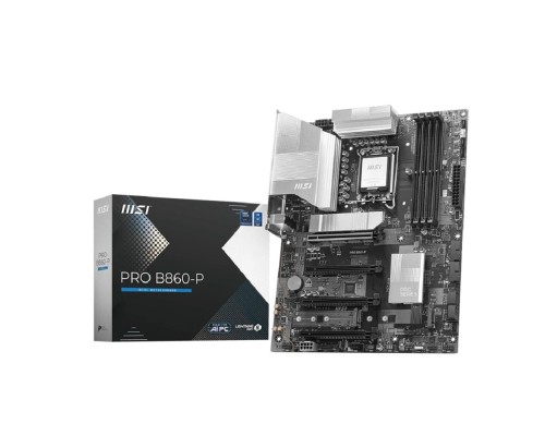 [Материнская плата] Материнская плата MSI PRO B860-P Soc-1851 Intel B860 4xDDR5 ATX AC`97 8ch(7.1) 5Gigabit RAID+HDMI+DP