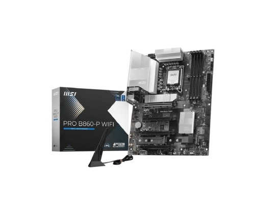 [Материнская плата] Материнская плата MSI PRO B860-P WIFI Soc-1851 Intel B860 4xDDR5 ATX AC`97 8ch(7.1) 5Gigabit RAID+HDMI+DP