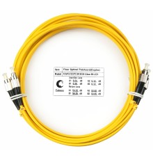 Cabeus FOP(d)-9-FC-FC-8m Шнур оптический duplex FC-FC 9/125 sm 8м LSZH