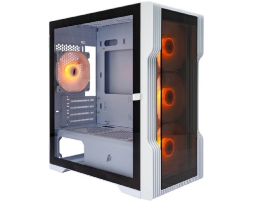[Корпус] 1STPLAYER TRILOBITE T3-G ARGB White / mATX / 4x120mm ARGB fans / T3-G-WH-4F7-W