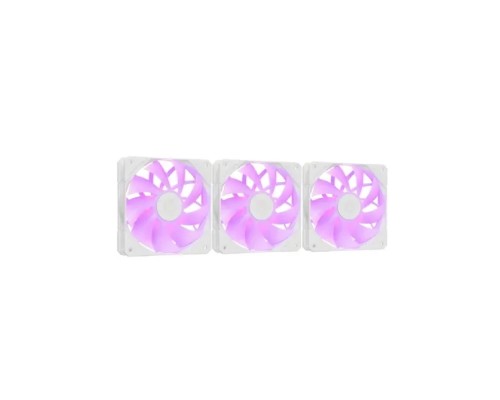 [вентилятор] Case Fan ID-Cooling TF-12025-PRO-ARGB-TRIO WHITE (3 in 1) 
