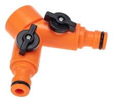 Rexant (62-0223) Разветвитель 2-х канальный на кран 1/2