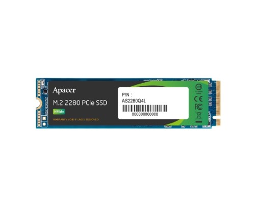 [накопитель] SSD Apacer M.2 2280 256GB AS2280Q4L Client SSD AP256GAS2280Q4L-1 3600/3000,  PCIe Gen4 x4, 3D NAND