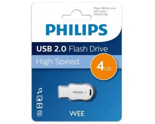 [Носитель информации] PHILIPS USB Drive 4GB PHILIPS WEE 2.0 4GB, USB 2.0 FM04FD110B/97