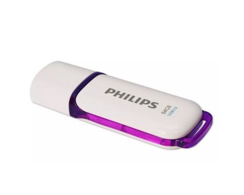 [Носитель информации] PHILIPS USB Drive 64GB PHILIPS SNOW3.0 64GB, USB 3.0 FM64FD75B/97
