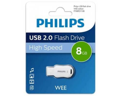 [Носитель информации] PHILIPS USB Drive 8GB PHILIPS WEE 2.0 8GB, USB 2.0 (FM08FD110B/97)