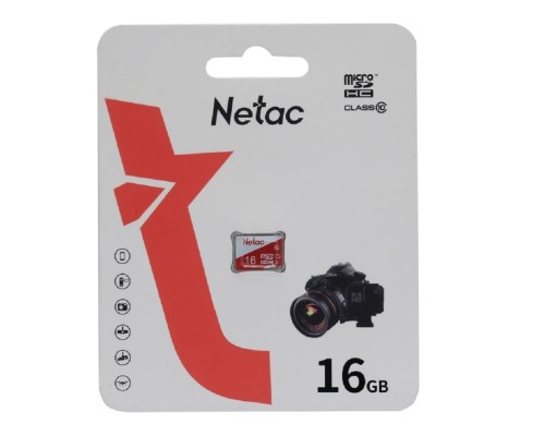 [Карта памяти ] Micro SecureDigital 16GB Netac P500 ECO <NT02P500ECO-016G-S>  (без SD адаптера)