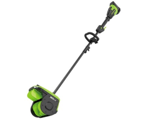 [Снегоуборочная техника] Greenworks Снегоуборщик аккумуляторный GD40SS2, (40V, 30 см, с регулируемым направлением выброса, бесщеточный, с 1хАКБ 4 Ач и ЗУ) [2603107UB]