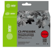 Картридж струйный Cactus CS-PFI030BK PFI-030BK черный пигментный (55мл) для Canon imagePROGRAF TA-20/30