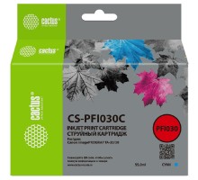 Картридж струйный Cactus CS-PFI030C PFI-030C голуб.пигм. (55мл) для Canon imagePROGRAF TA-20/30