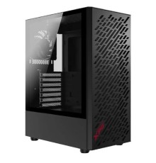 XPG VALOR AIR black / ATX / tempered glass / 4x 120mm black fans/front magnet filter/ VALORAIRMT-BKCWW