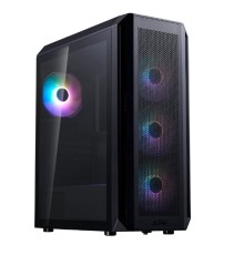 XPG VALOR AIR Plus black / ATX / tempered glass / 4x 120mm ARGB fans/front magnet filter/ VALORAIRPLUSMTA-BKCWW