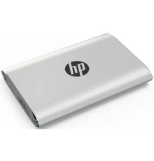 HP Portable SSD 500GB External P500 Series Silver <7PD55AA#ABB> (USB 3.2 Gen2 Type-C, up to 370/200Mbs, 300TBW, 79х54х10, 45g)