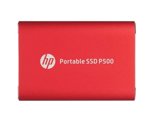 [носитель информации] HP Portable SSD 1TB External P500 Series Red <1F5P5AA#ABB> (USB 3.2 Gen2 Type-C, up to 420/420Mbs, 500TBW, 79х54х10, 45g)