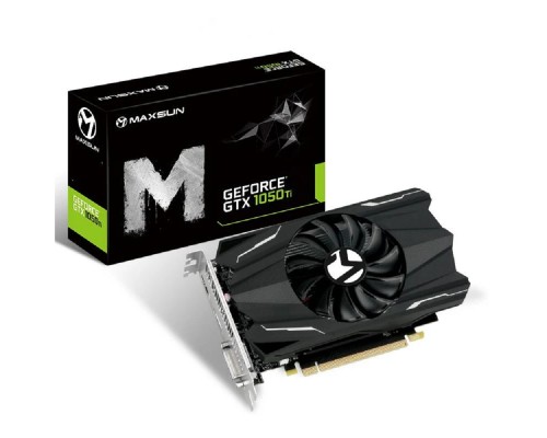 [Видеокарта] Видеокарта MAXSUN MS-GTX1050Ti Transformer 4G GDDR5, 128bit, 1291/7000MHz, DP/DVI/HDMI, 15W/130W (MS-GTX1050Ti TF 4G) RTL