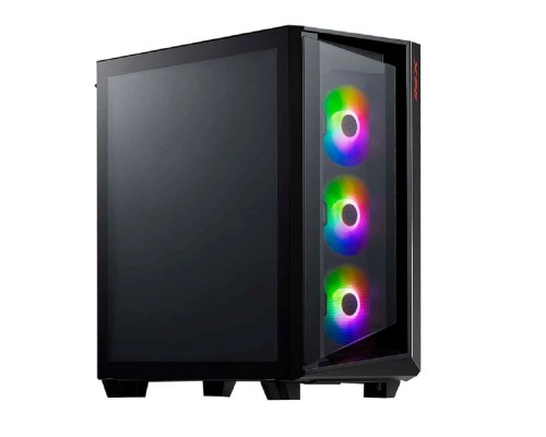 [корпус] XPG CRUISER BLACK (CRUISERST-BKCWW) (Midi-Tower, черный, TG, 120mm ARGB fan*3)
