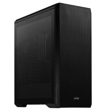 XPG DEFENDER BLACK (DEFENDER-BKCWW) (Midi-Tower, черный, TG, 120mm fan*3)