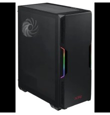 XPG STARKER BLACK (STARKER-BKCWW) (Midi-Tower, черный, TG, 120mm ARGB fan + 120mm fan)