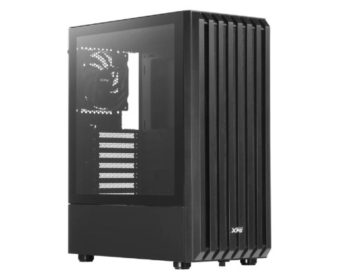 [корпус] XPG VALOR STORM BLACK (VALORSTORMMTWOF-BKCWW) (Midi-Tower, черный, TG)