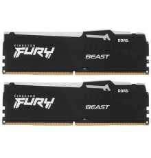 Kingston 16GB 6000MT/s DDR5 CL30 DIMM (Kit of 2) FURY Beast RGB EXPO KF560C30BBEAK2-16
