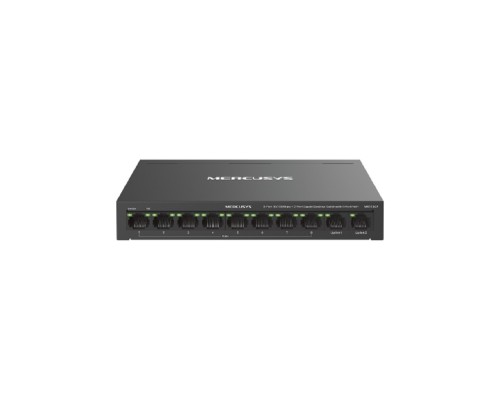 [Mercusys] Mercusys MS110CP Настольный коммутатор с 8 портами PoE+ 10/100 Мбит/c и 2 гигабитными портами