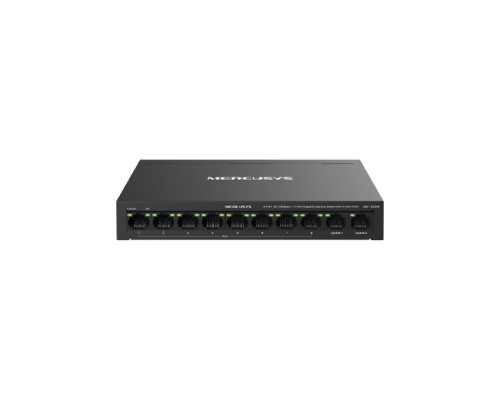 [Mercusys] Mercusys MS110CMP Настольный коммутатор с 8 портами PoE+ 10/100 Мбит/c и 2 гигабитными портами
