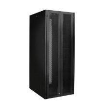 Серверный шкаф напольный RackMann 47 U (600x1000), перед. дверь перфор., зад. стенка перфор., черный