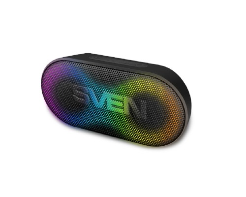 [Колонки] SVEN PS-99, черный (10 Вт, Waterproof (IPx5), TWS, Bluetooth, 1800мА*ч)