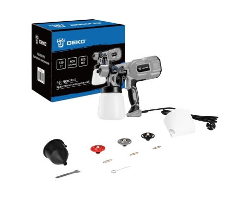 [Краскопульты] Краскопульт электрический DEKO SG620DK PRO, 800 мл, 620Вт [083-1132]