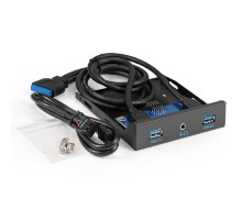 Exegate EX298351RUS Планка USB на переднюю панель ExeGate U3H-627S, 3,5