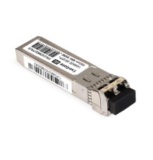 Exegate EX298327RUS Трансивер SFP+ EXT-10G-MM850-LC2-300M (10GBase-SR для многомодового оптического кабеля, 10 Гбит/с, Tx:850/Rx:850 нм, до 300 м, разъем Duplex LC)