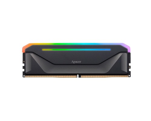 [Модуль памяти] Apacer DDR5 16GB 6000MHz DIMM NOX RGB Black Gaming Memory CL38 1.35V (Retail) 2048*8  Heat Sink (Retail) 3 years (AH5U16G60C622NBAA-1)
