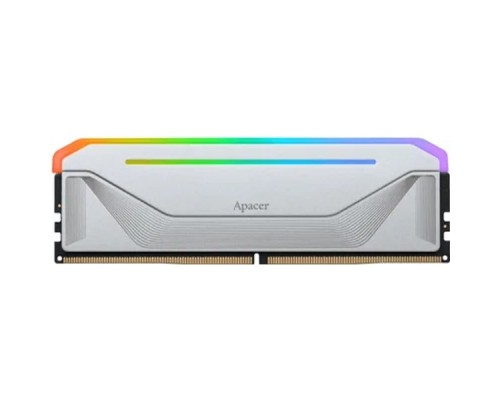 [Модуль памяти] Оперативная память Apacer  DDR5  32GB  6200MHz DIMM NOX RGB White Gaming Memory CL40 1.35V (Retail) 2048*8  Heat Sink (Retail) 3 years (AH5U32G62C532NWAA-1)