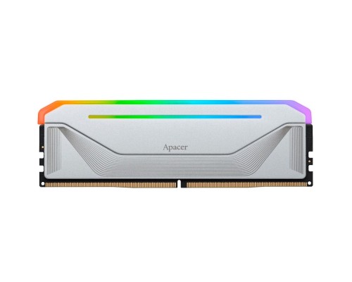[Модуль памяти] Оперативная память Apacer  DDR5  32GB  6400MHz DIMM NOX RGB White Gaming Memory CL32 1.4V (Retail) 2048*8  Heat Sink (Retail) 3 years (AH5U32G64C552NWAA-1)
