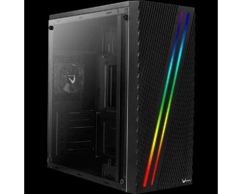 [корпус] Formula Streak-A-BK-v1 (ATX, Acrylic Window, RGB, USB3.0 x1, USB2.0 x2, 80mm Black Fan x1)