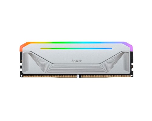 [Модуль памяти] Оперативная память Apacer  DDR5  32GB  5600MHz DIMM NOX RGB White Gaming Memory (PC5-41600) CL40 1.25V (Retail) 2048*8  Heat Sink (Retail) 3 years (AH5U32G56C522NWAA-1)