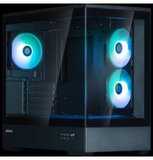 Корпус для ПК Zalman P30 Black V2 mATX Mini Tower PC Case, ARGB Fanx3 