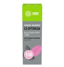 Чернила Cactus CS-EPT09C64 108 светло-пурпурный70мл для Epson Ecotank L8050/L18050