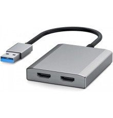 KS-is KS-821 Адаптер USB 3.0 на HDMIx2 4K+1080p