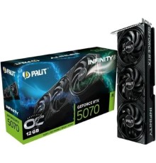 Видеокарта Palit  RTX5070 INFINITY3 OC NVIDIA GeForce RTX 5070 12Gb 192bit GDDR7 2325/28000 HDMIx1 DPx3 HDCP Ret